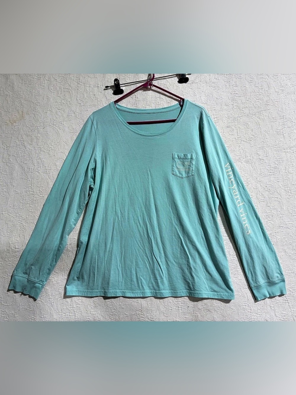 Vineyard Vines Vintage Whale Long-Sleeve Pocket Tee XL